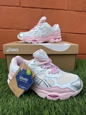 Asics Gel White X Pink ,Asics Sizes 36-42