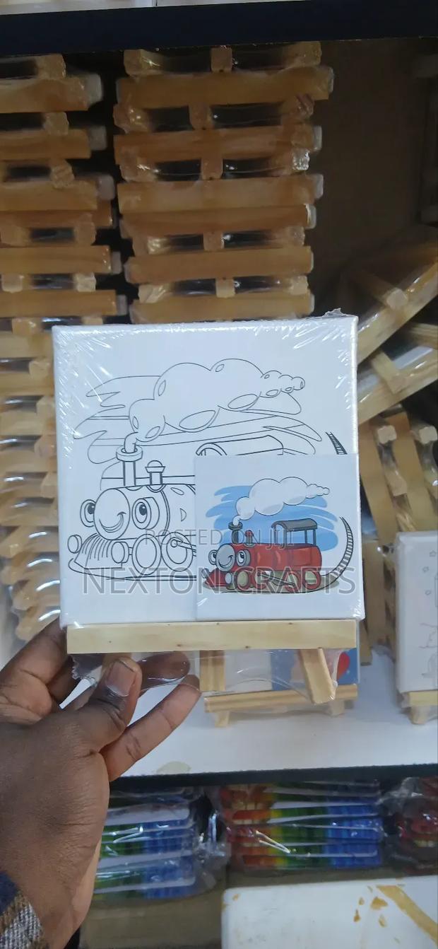 Drawing Canvas With Stand Acrylic Paint - main view