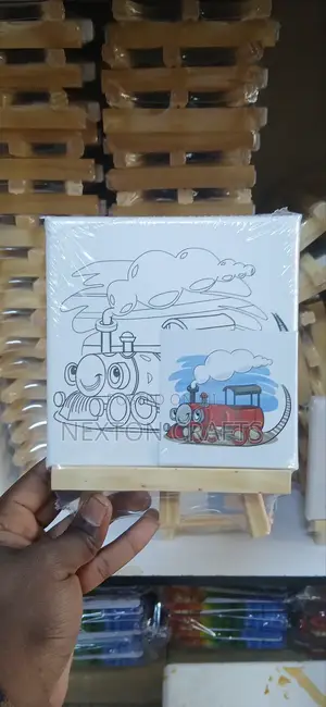 Drawing Canvas With Stand Acrylic Paint