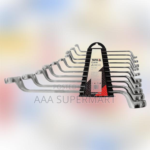 Yt-48186 Double Ring Spanner Set 10pcs - main view