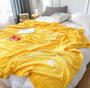 Plain Stripped Soft Blankets Size 6*6