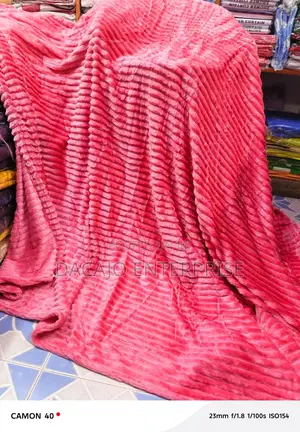 Plain Stripped Soft Blankets Size 6*6