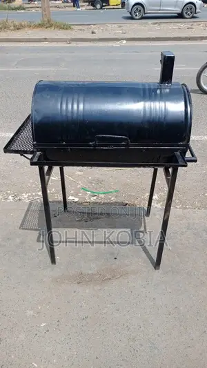 Medium Size Drum BBQ Grill Smoker – Heavy Duty Outdoor Charcoal Grill