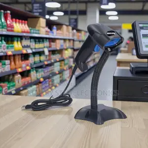 Usb Pos Handheld Barcode Scanner High Accuracy Fast Scanning Speed