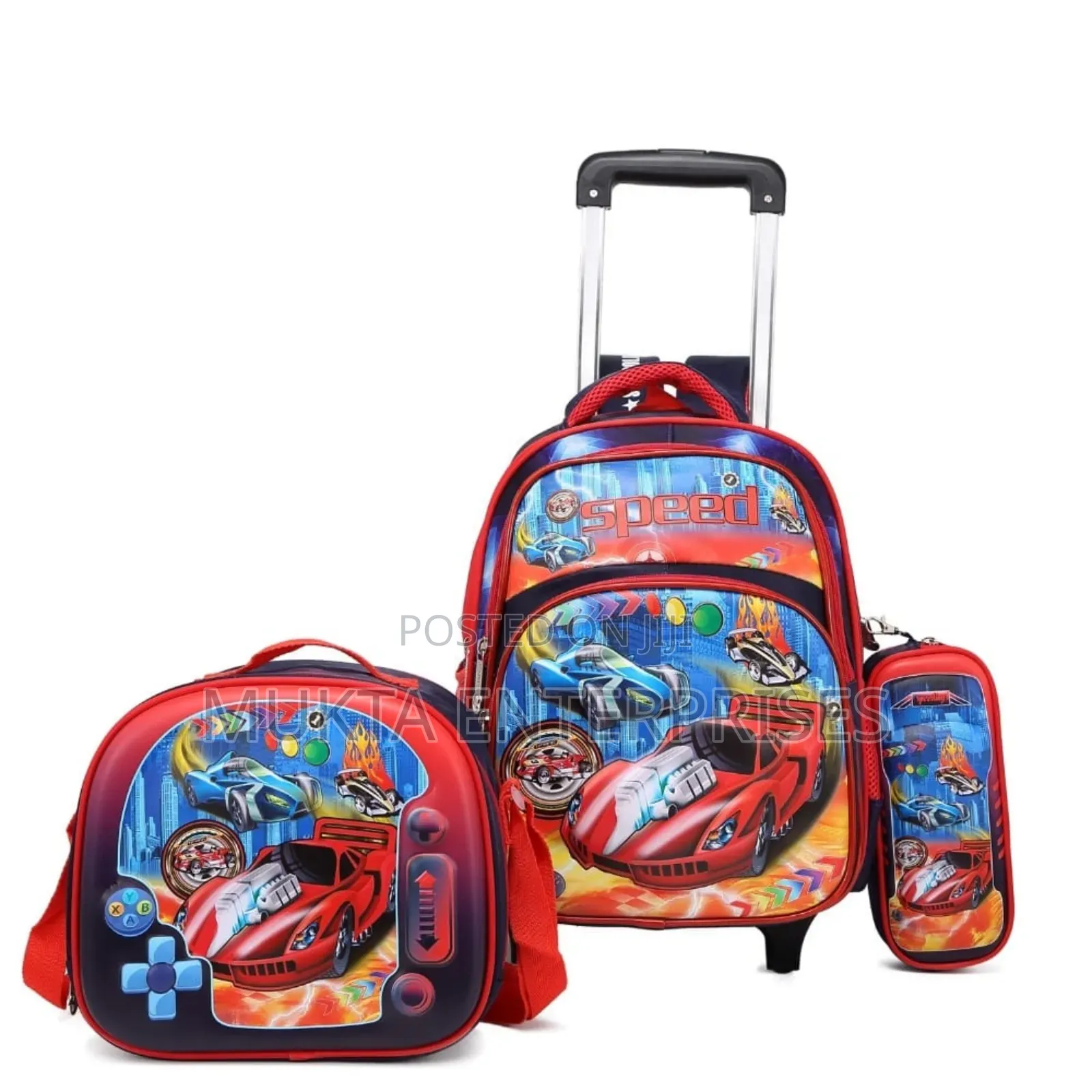 Cartoon Trolley Bag 3-in-1