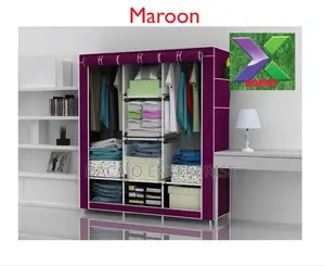 Quality Portable 3 Column Wooden Wardrobes