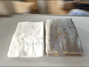 Marble Sheer Curtain Set