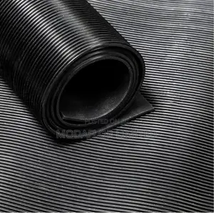 Durable Ribbed Rubber Mat for Wet Areas