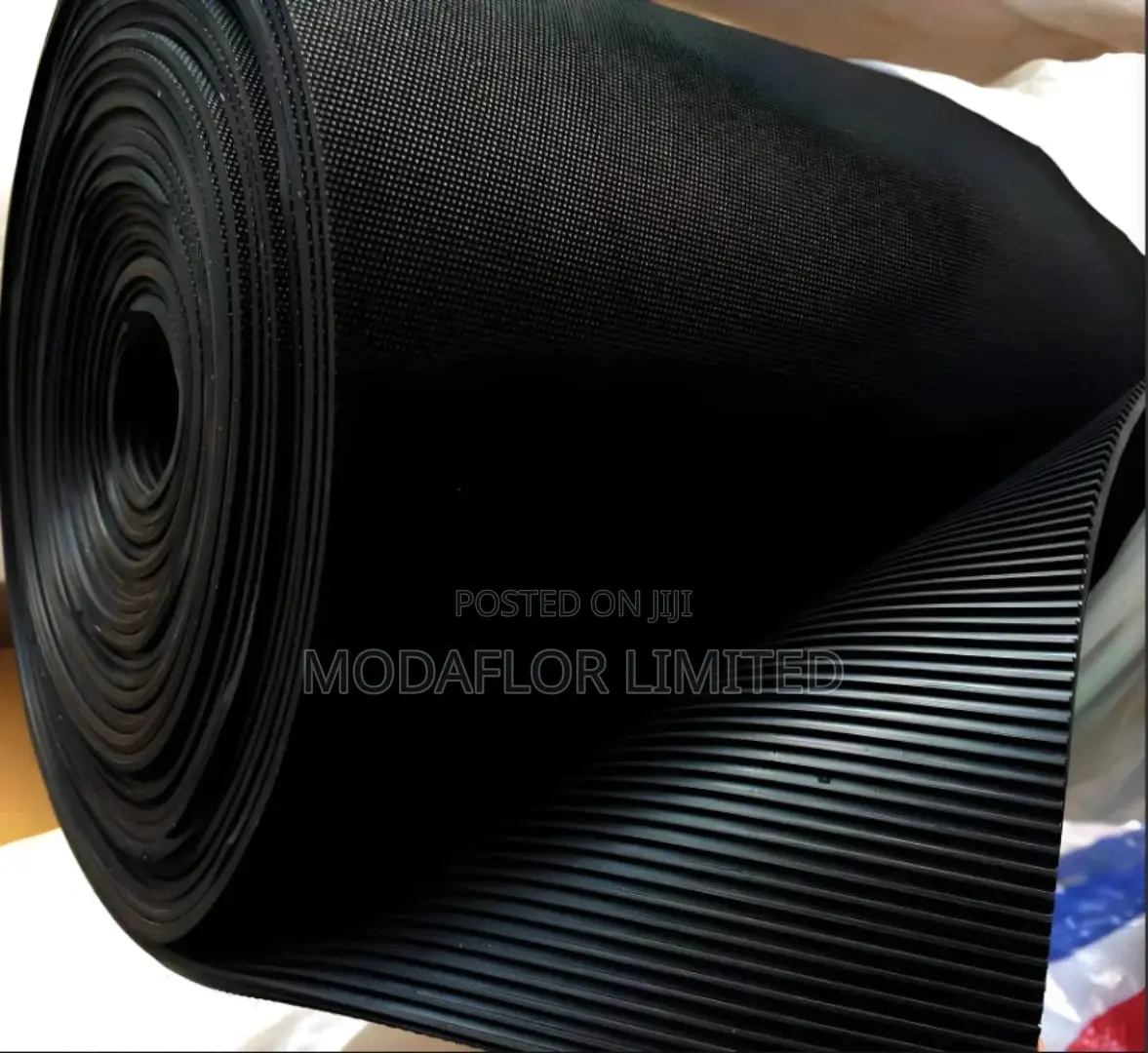 Anti-Slip Ribbed Mat for Industrial Use