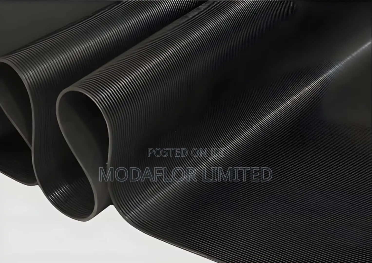 Tough Ribbed Rubber Floor Protector