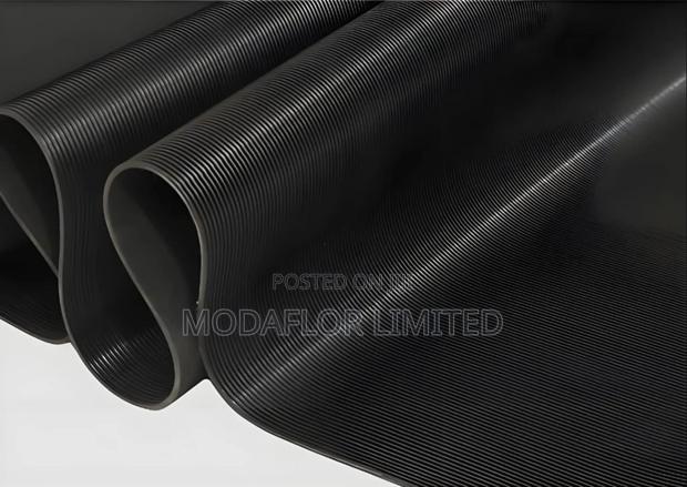 Tough Ribbed Rubber Floor Protector - main view