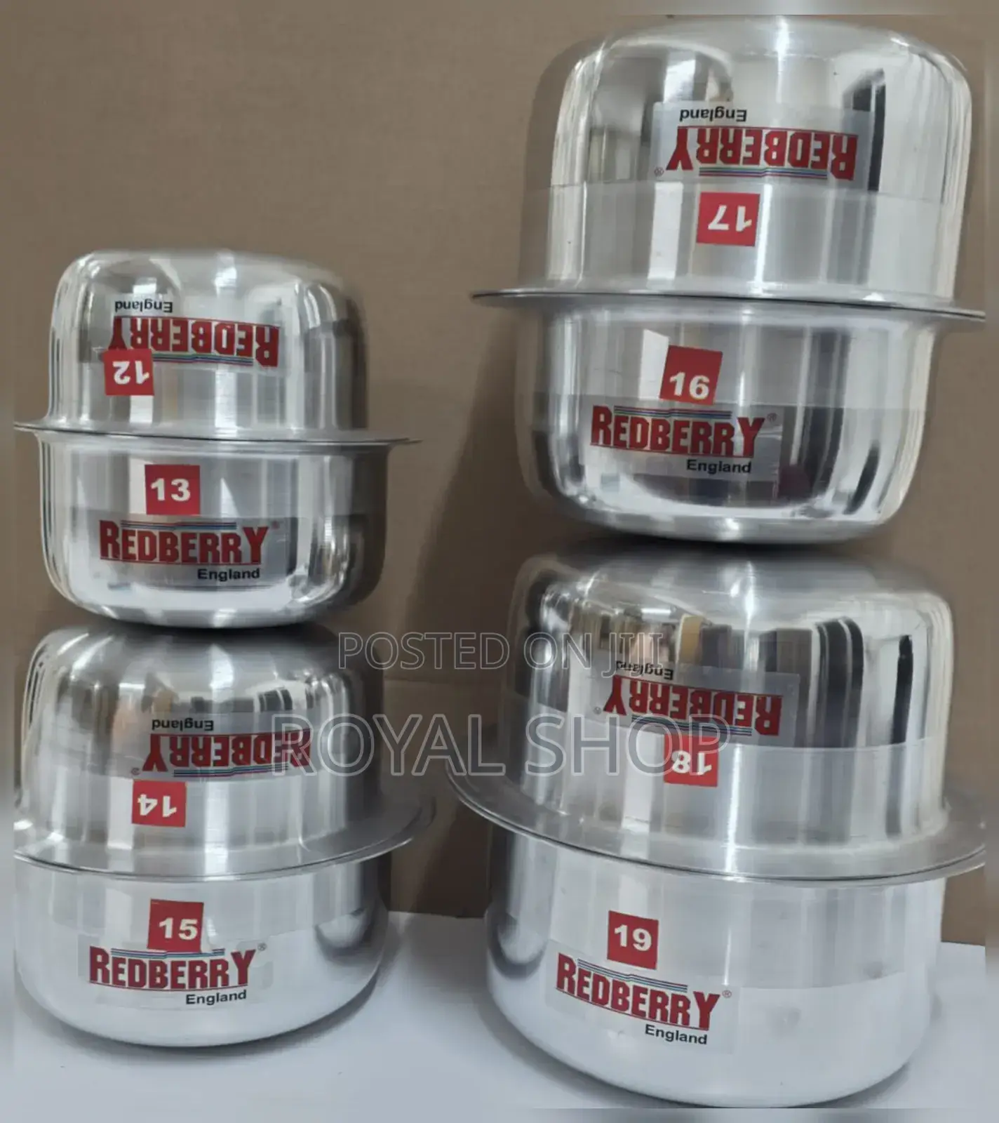 Aluminum Sufuria 8 PCS