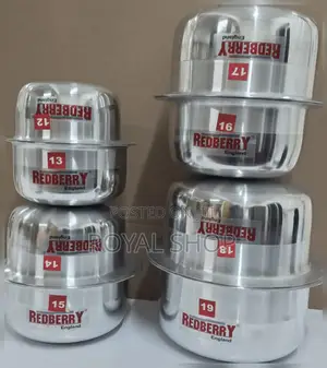 Aluminum Sufuria 8 PCS