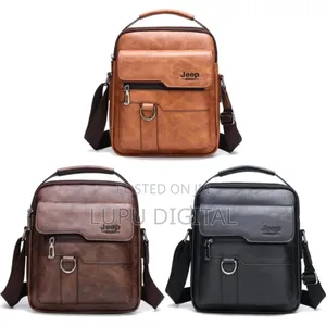 Jeep Classic Messenger Shoulder Bag / Unisex Travel Sling Bag