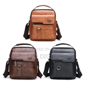 Jeep Classic Messenger Shoulder Bag / Unisex Travel Sling Bag