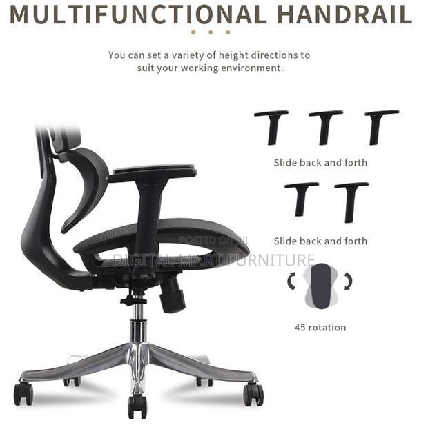 Black Adjustable Orthopedic Seating Chair - thumbnail 7