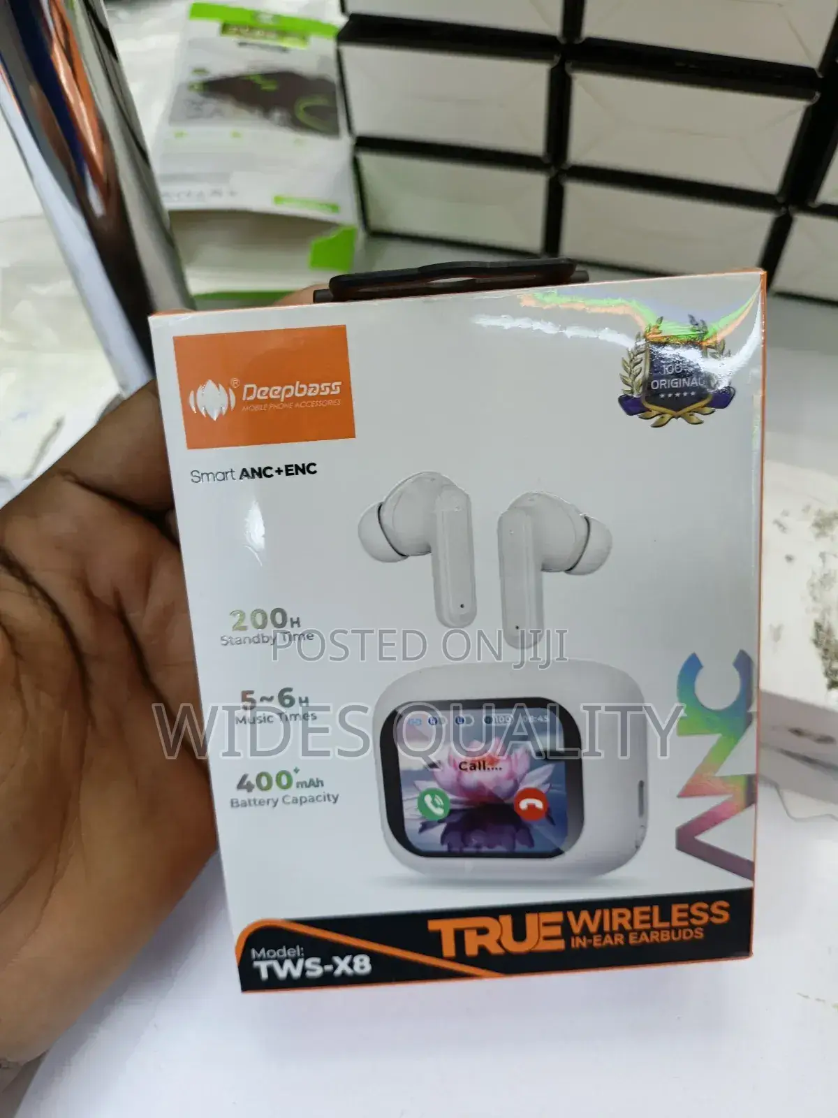 Deepbass TWS-X8 True Wireless in-Ear Earbuds.