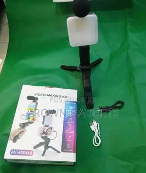 Ay-49 Content Creator Video Kit With Led, Tripod Bluetooth Control