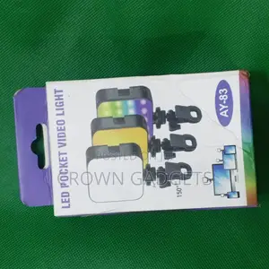Portable RGB Led Video Light Ay-83 With Usb-C Rechargeable