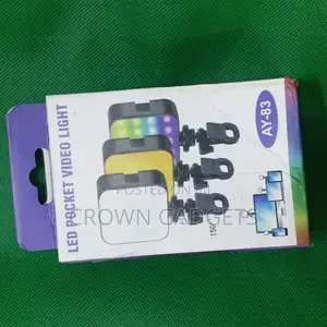 Ay-83 Pocket Led Video Light With Adjustable Brightness Color