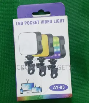 Ay-83 Usb-C RGB Led Video Light for Streaming Content Creation
