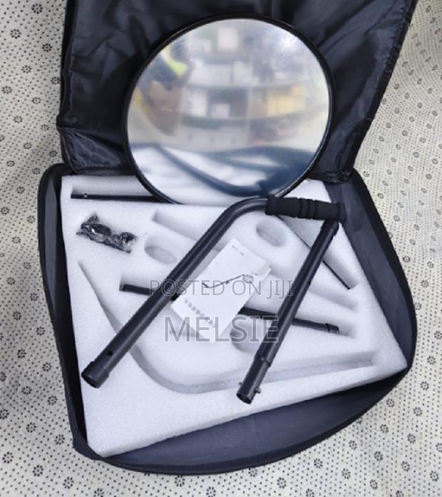 Convex Search Mirror With Wheels and Ledfor Security Check Under Cars