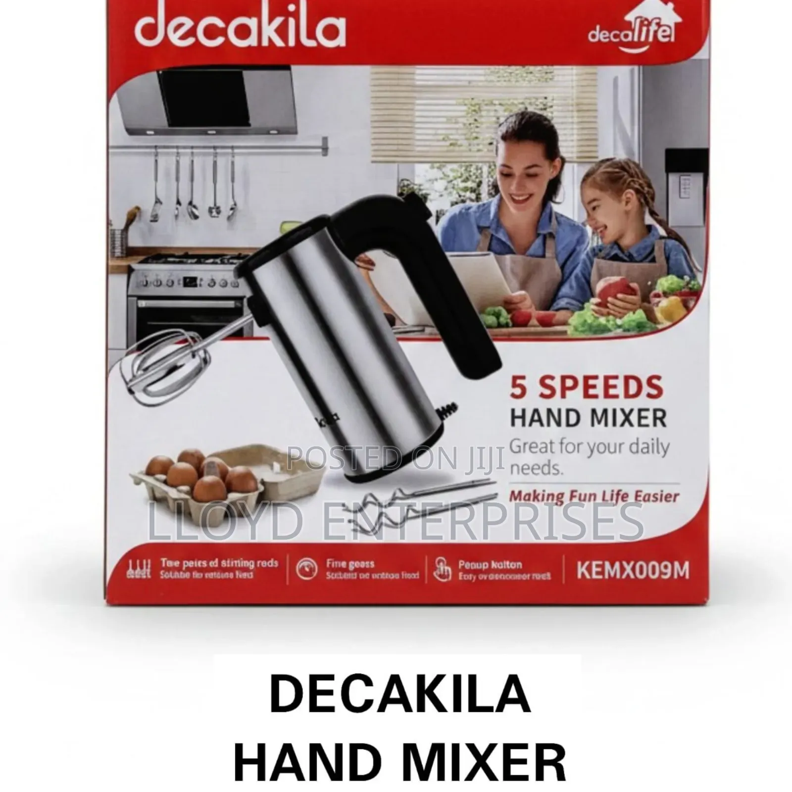 5 Speed Decakila Hand Mixer