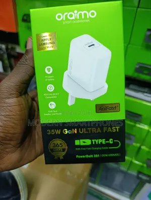 Oraimo Powergan 351 35w Ultra Fast Charging Charger