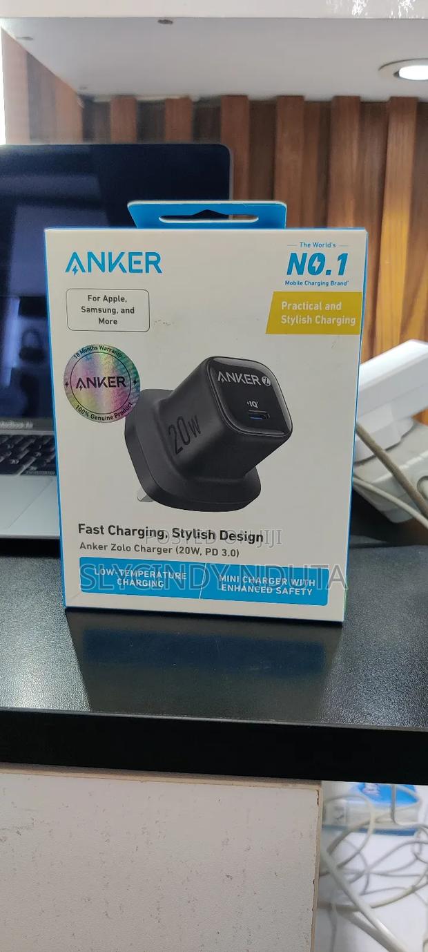 Anker Fast Charging,Stylish Design -Black - main view