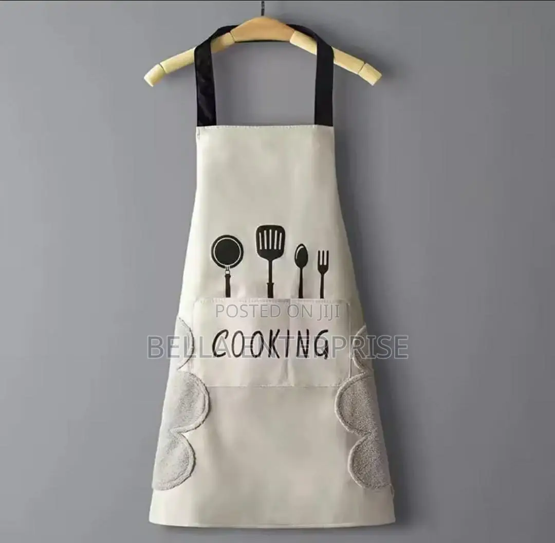 Hand-Wiping Kitchen Cooking Apron//Oil-Proof