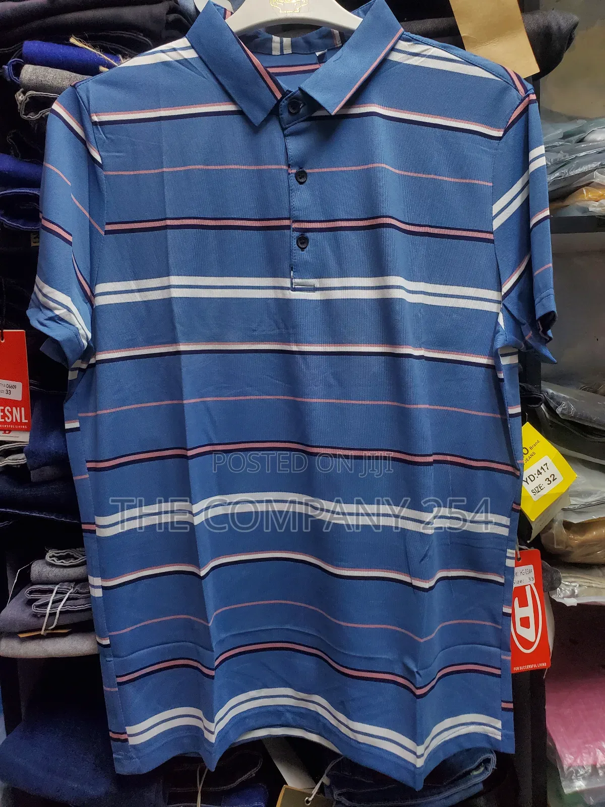 Quality Casual Designer Men Polo Collar Plain Polo