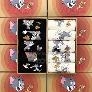 5 Pairs Tom Jerry Ankle Cotton Socks