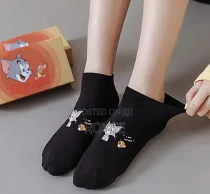 5 Pairs Tom Jerry Ankle Cotton Socks