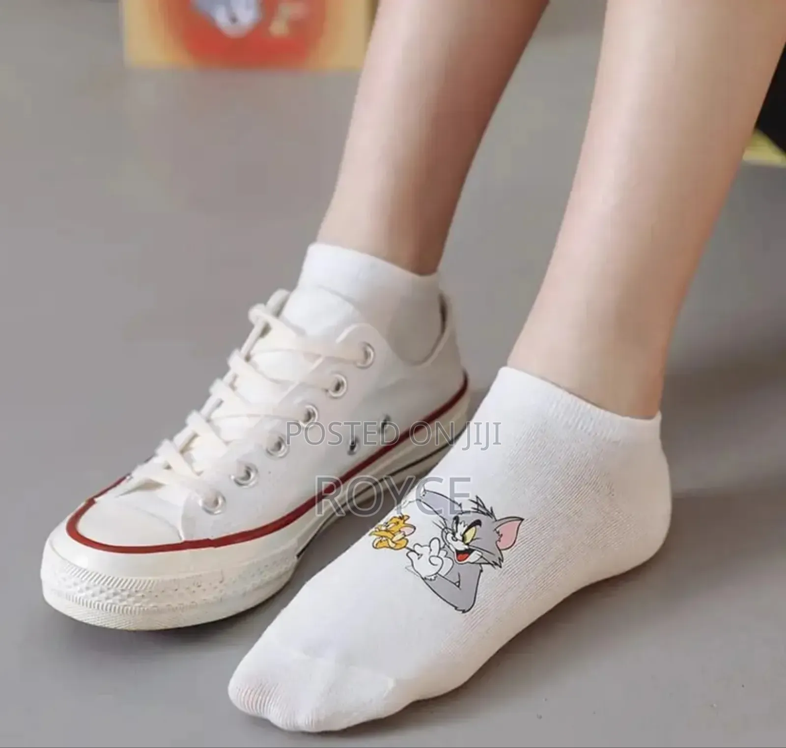 5 Pairs Tom Jerry Ankle Cotton Socks
