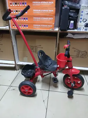 Tricycle With Push Handle