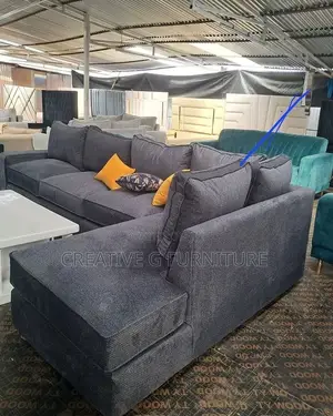 Polished L Sofa 6 Seater