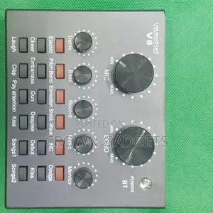 V8 Usb Sound Card For Smartphone And Pc Recording