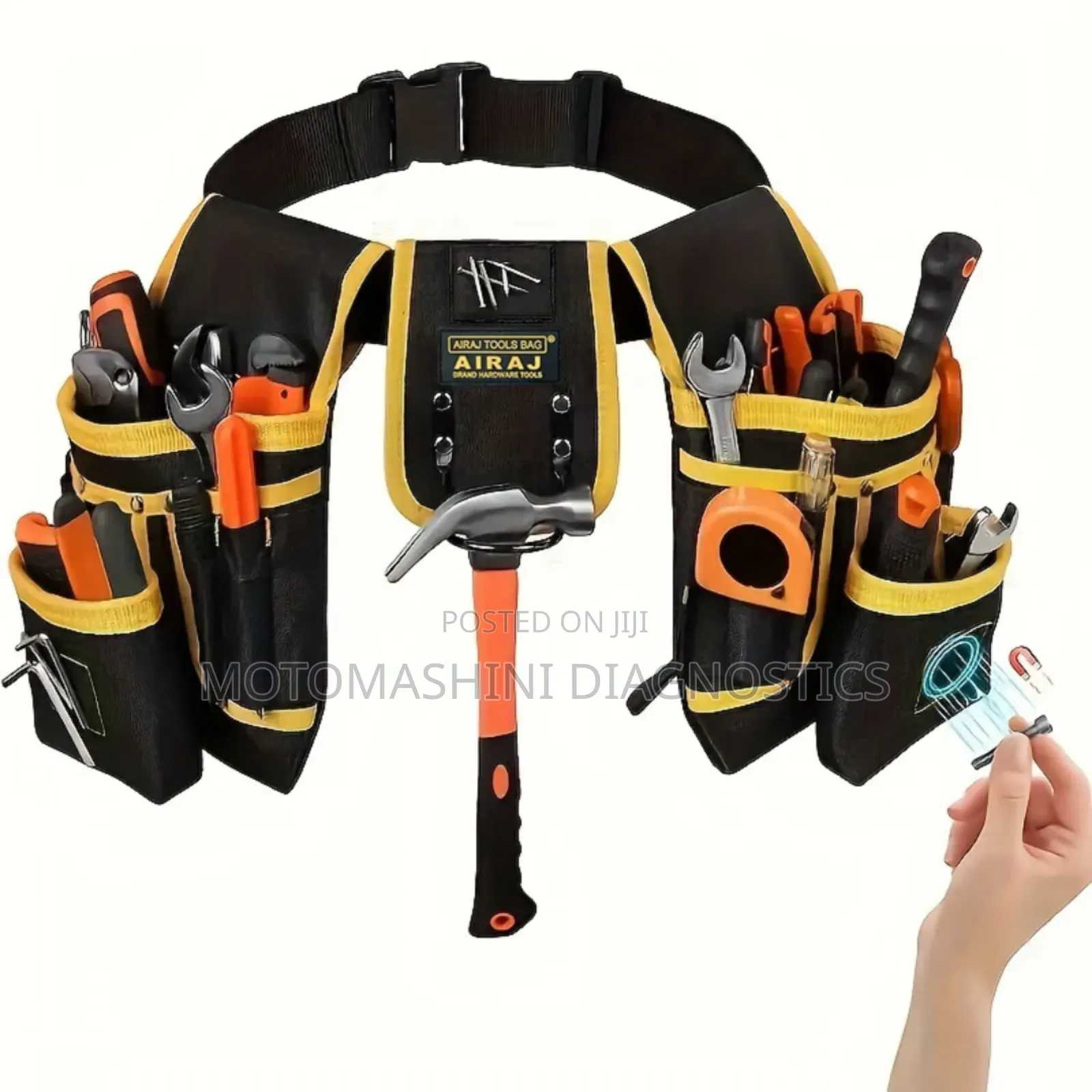 Heavy Duty High Quality 3 in 1 Tool Belt Multiple Tool Pouches Airaj