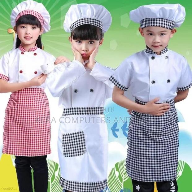 3pcs Children Professional Chef Costume - main view