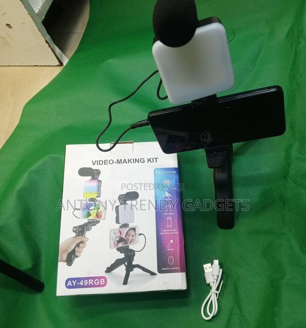 Complete Rgb Video Making Kit Ay-49 For Vloggers & Streamers
