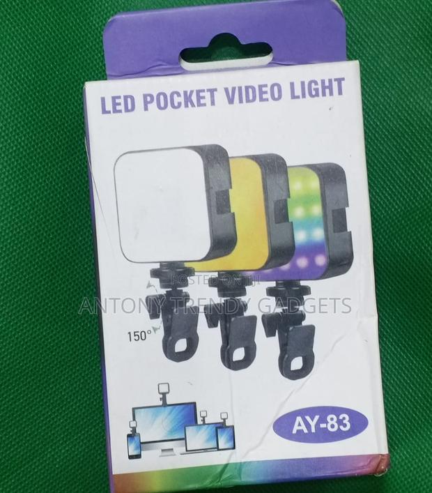 Mini Rgb Led Light Ay-83 With Adjustable Brightness & Color