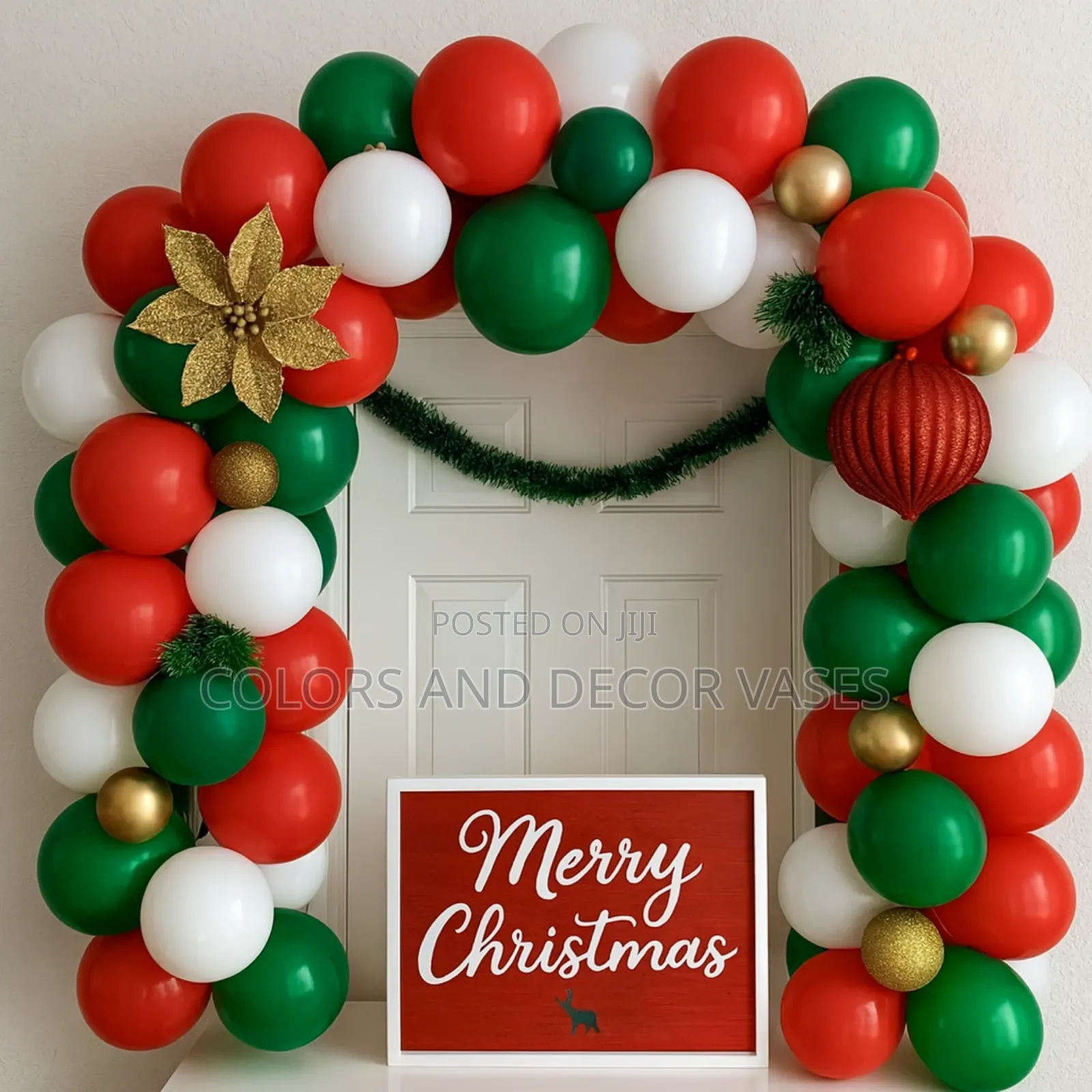 Christmas Decor Balloons Service Available