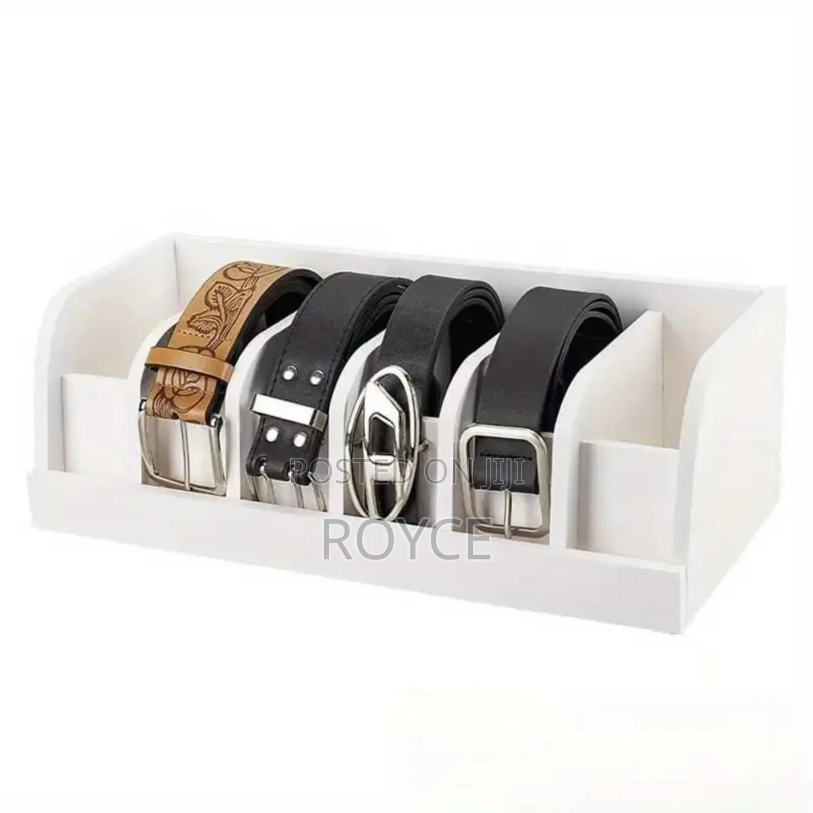 Premium Bamboo Belt Organizer - { 35*15*11cm}