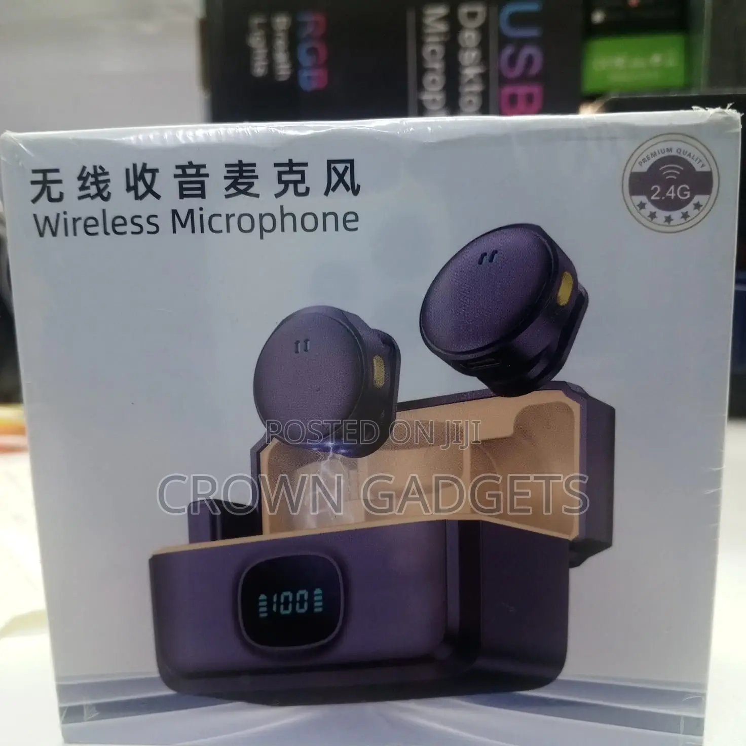 Q8 Magnetic Wireless Lapel Mic With Noise Reduction