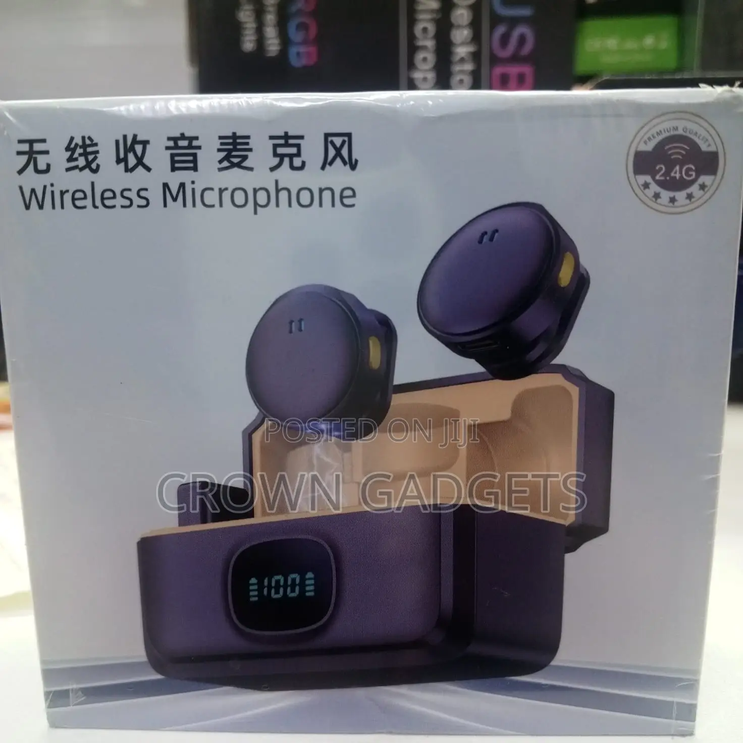 Q8 Magnetic Wireless Lapel Mic With Noise Reduction