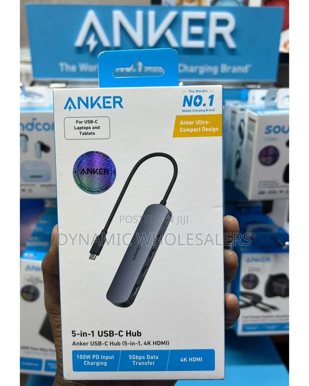 Anker 332 Usb-C Hub (5-in-1, Hdmi)