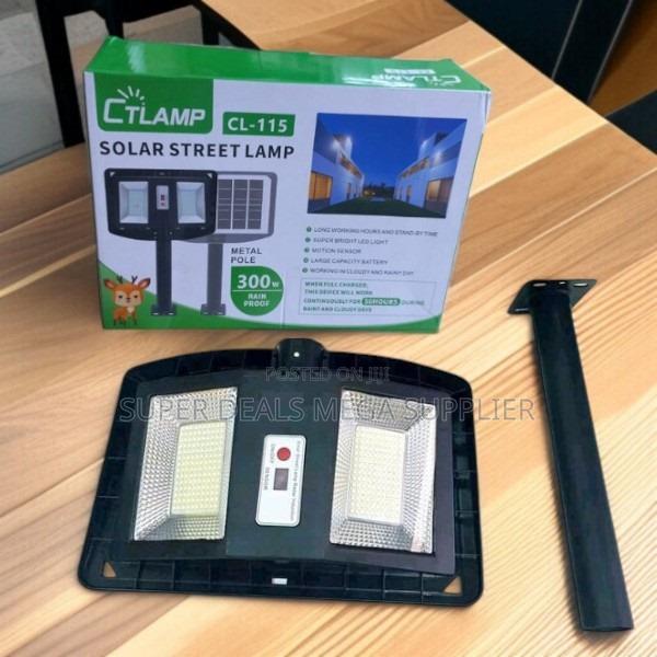 Ctlamp 300w Ultra High Quality Solar Street Light With Sensor Mode