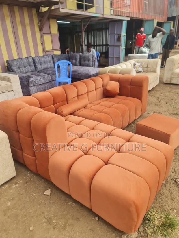 Dramatic 6 Seater Bubble L Sofa - thumbnail 2