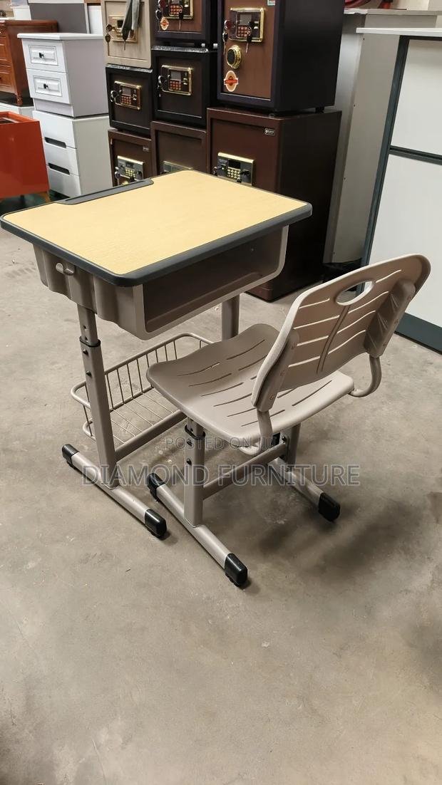 Adjustable Student Desk Chair Set – Durable Comfortable for Schools