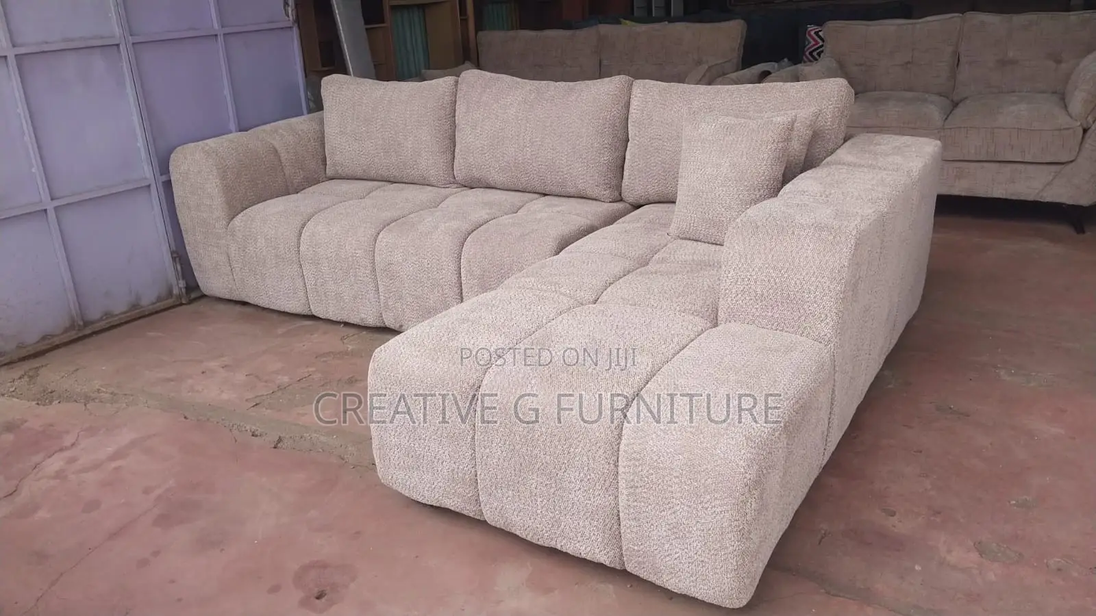 Inspired 6 Seater Bubble L Sofa